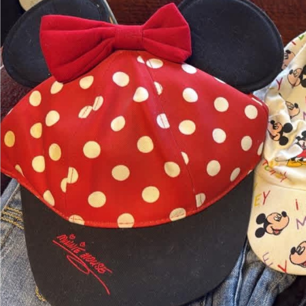 Three vintage baseball hats